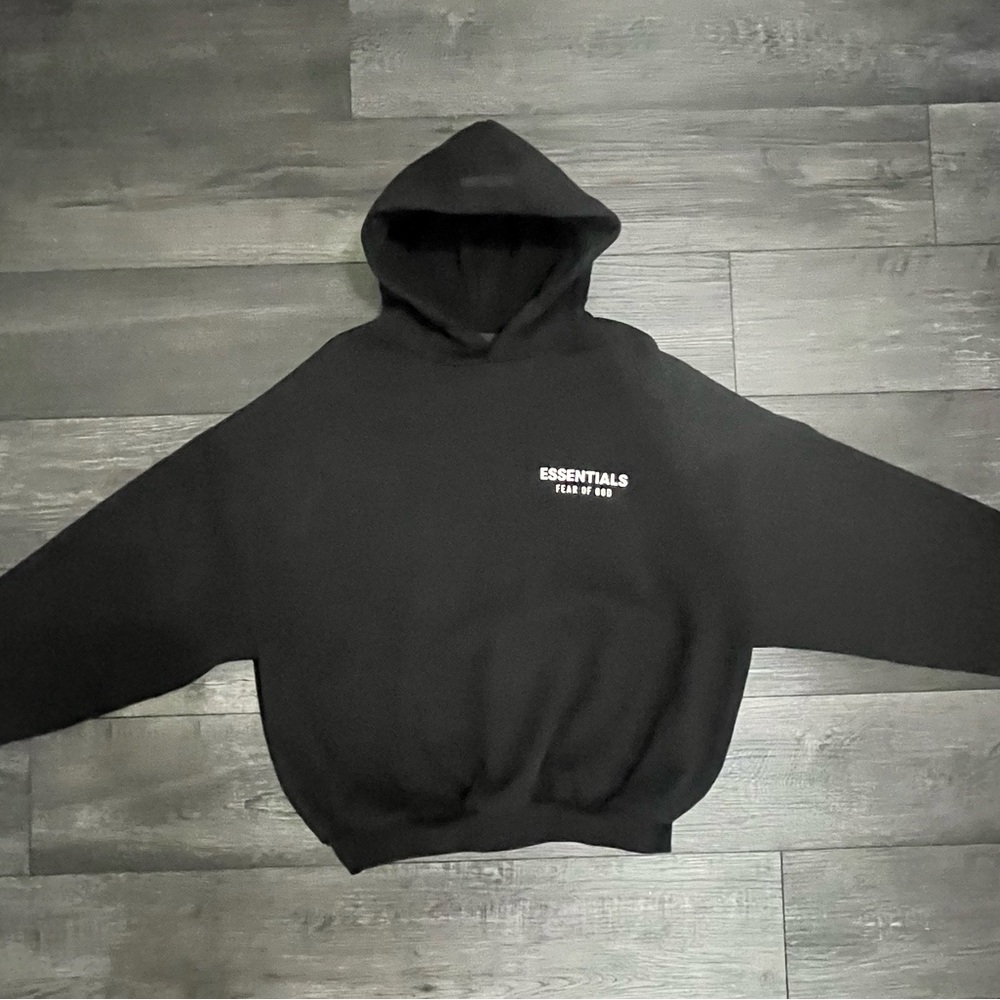 Essentials Black Hoodie